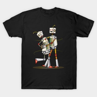 Robot Love Valentine T-Shirt